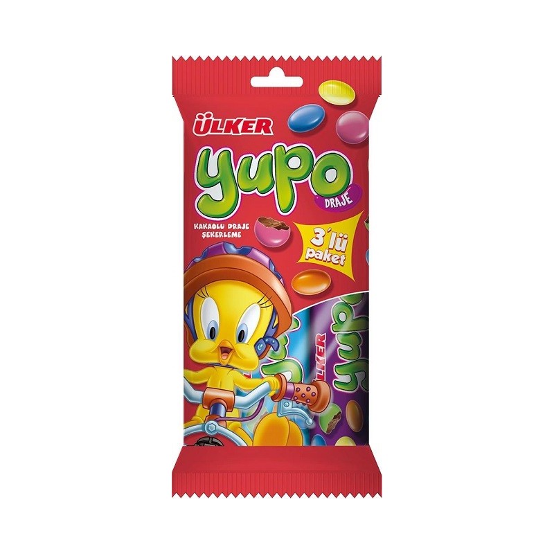 Delicious Yupo Drajé Tüp - Lot de 16 unités