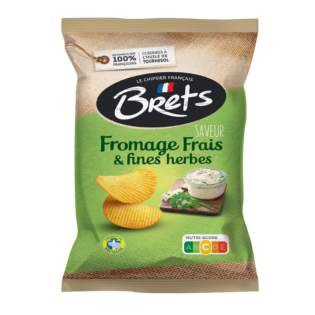 Brets Ondulees Fromage Frais & Fines Herbes 125Grx10