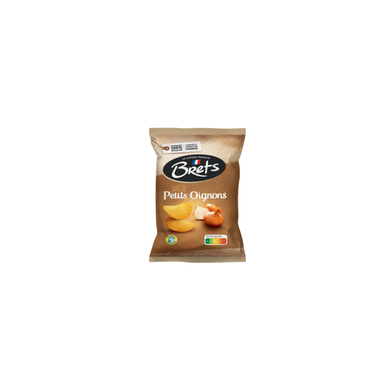 Bret's Chips Saveur Petits Oignons - Pack de 10