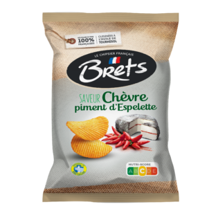 Chips BRETS au Chèvre et Piment d'Espelette - 10 unités