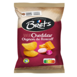 Brets Cheddar Oignons De Roscoff 125Grx10