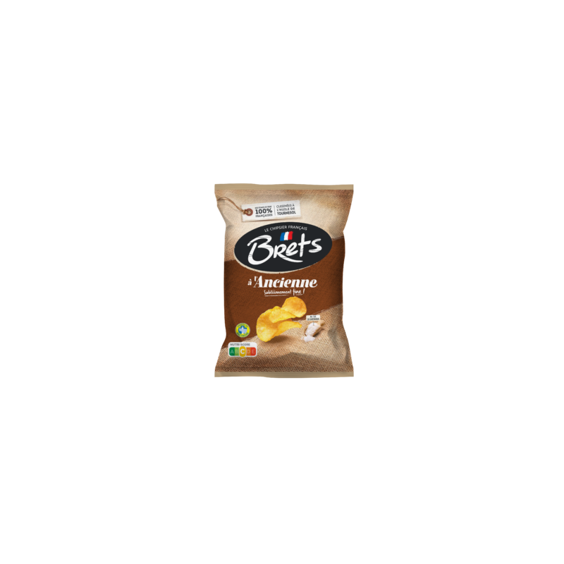 Chips Bret's à l'Ancienne au Sel de Guérande - Lot de 10 unités