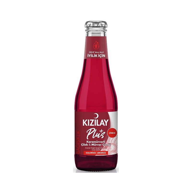 Boisson Light Saveur Sureau et Fraise KIZILAY - Pack de 24