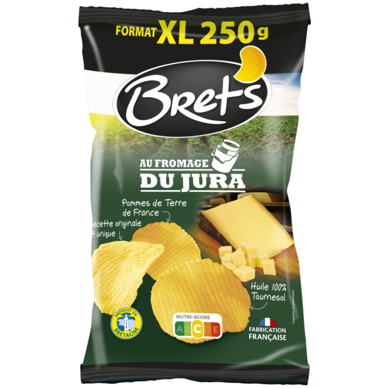 Bret's Aro Fromage de Jura - Chips au Fromage - Lot de 10