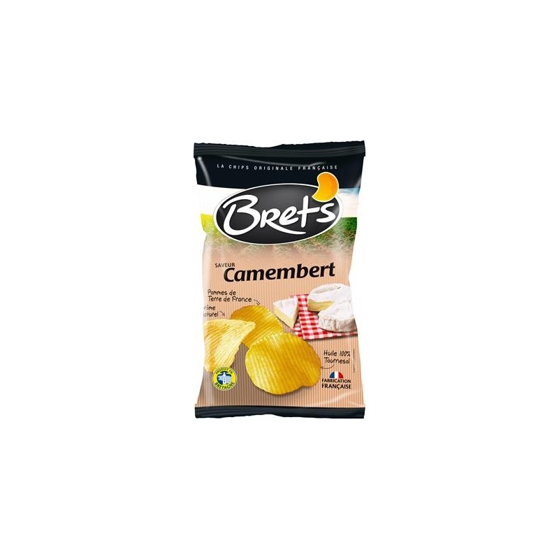 Chips Bret's saveur camembert - Lot de 10 unités