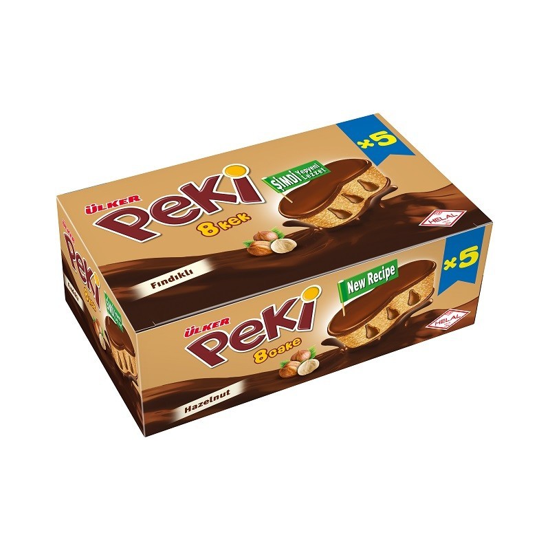 Biscuits aux Noisettes Halal PEKI - Boîte de 12 paquets