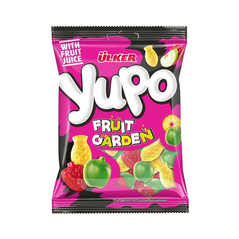 Yupo Jelly Mix Fruits 80G Poset 24X1 24