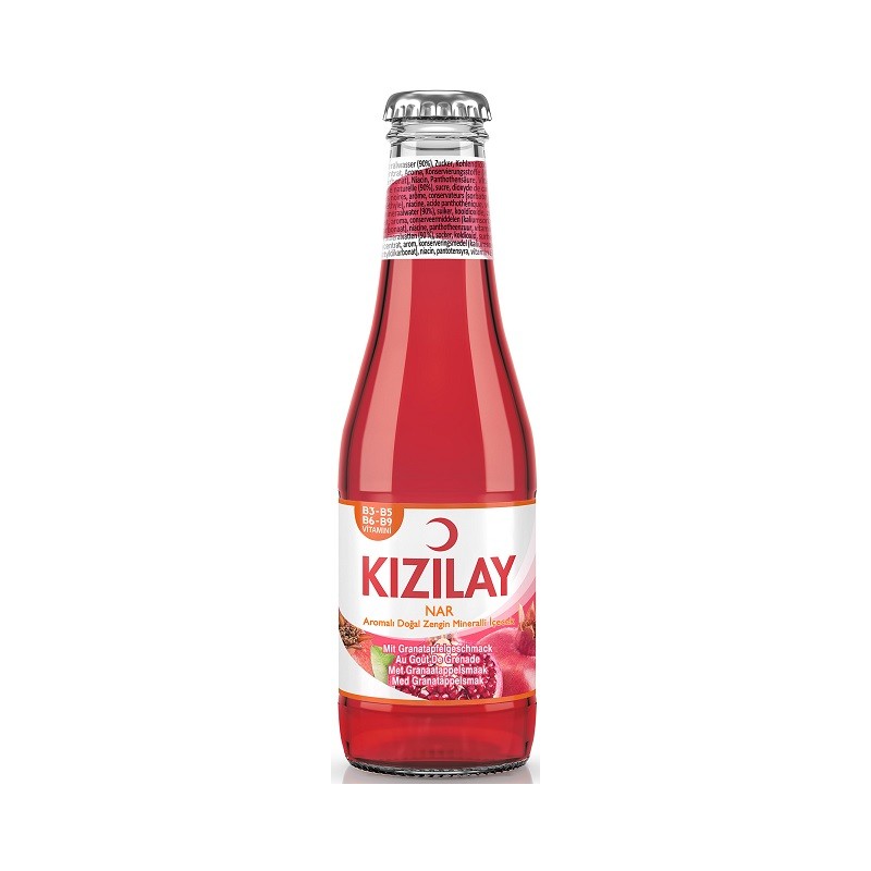 Kizilay Nar Aromali Maden Suyu 200Ml  6X4 24