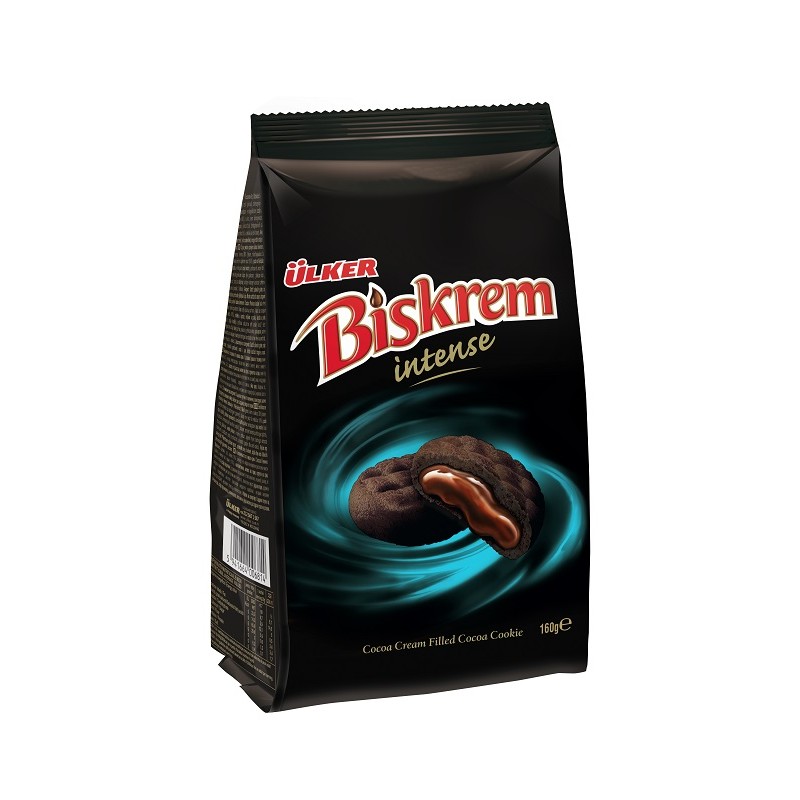 Biskrem Intense Kakao Kremali Biskuvi Poset 160G X12