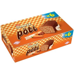 Dankek Pöti Biscuits Halal Carotte et Cannelle - Pack de 6