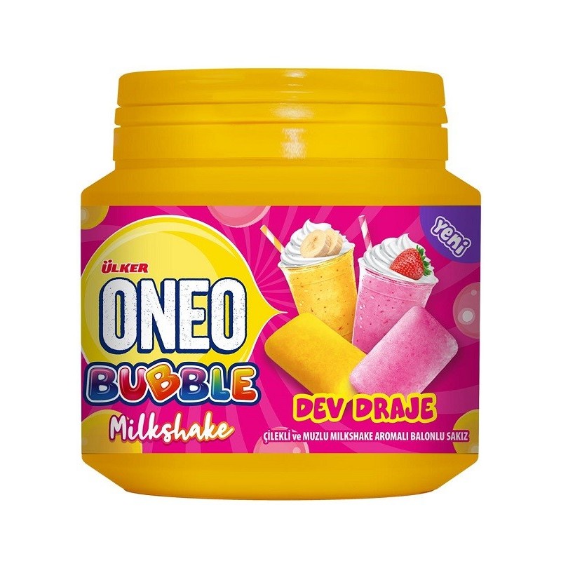 Oneo Dopdolu Milkshake Aromali Jar Sakiz 76G X12