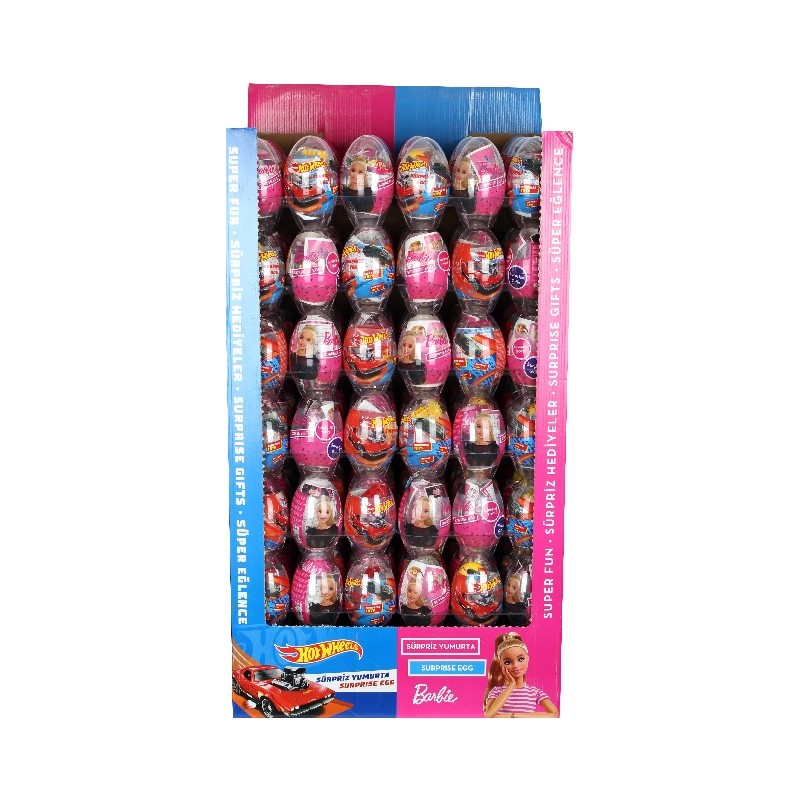 Barbie & Hotwheels Jumbo Surprise Egg 168X1 168 Prix En Baisse !!! Promo