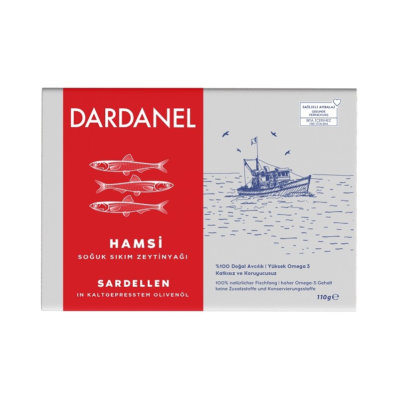 Dardanel Zeytinyagli Hamsi 110Gx12