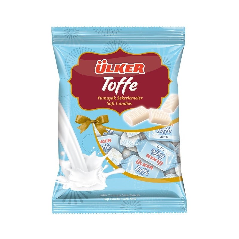 Bonbons Toffee Ülker - Saveur Lait, 24 Unités