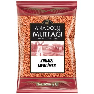 Anadolu Mutfagi Kirmizi Mercimek 5Kg (4X1)