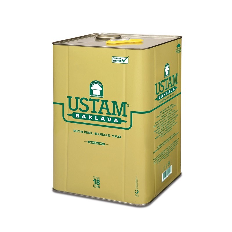 Ustam Baklavalik Yag 18L 15 60 120 Ve 240
Prix 45 Par 60