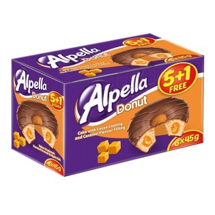 Alpella Donut Karamel Krema Cik. Kek 6 45Gx24 Promo