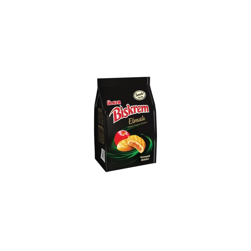 Biscuits BisKrem Pomme Pochettes - Halal et Délicieux - Lot de 6