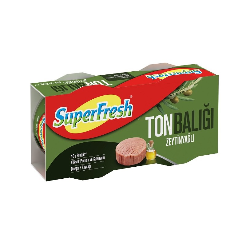 Sf Ton Baligi Zeytinyagli (2X150Gr)X12 Promo