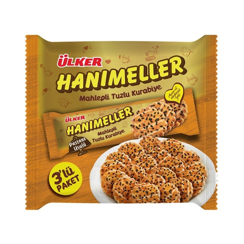 Hanimeller Mahlepli Tuzlu Kurabiye 3X81G (8X1 8)