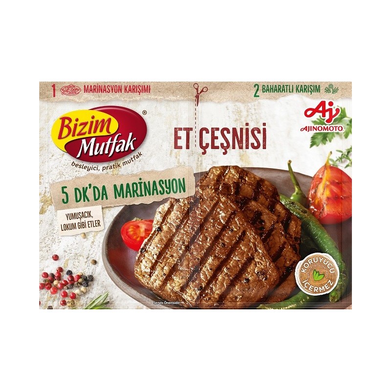 Marinade Halal Bizim Mutfak - Lot de 48