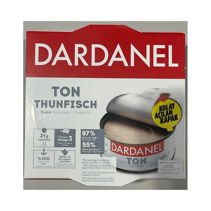 Dardanel Natural Suda Ton Baligi 140Grx24