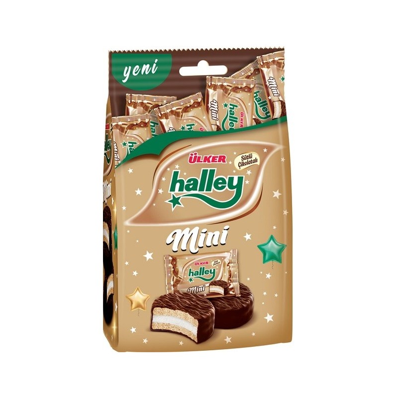 Halley Mini Biscuits Marshmallow - 8 Paquets