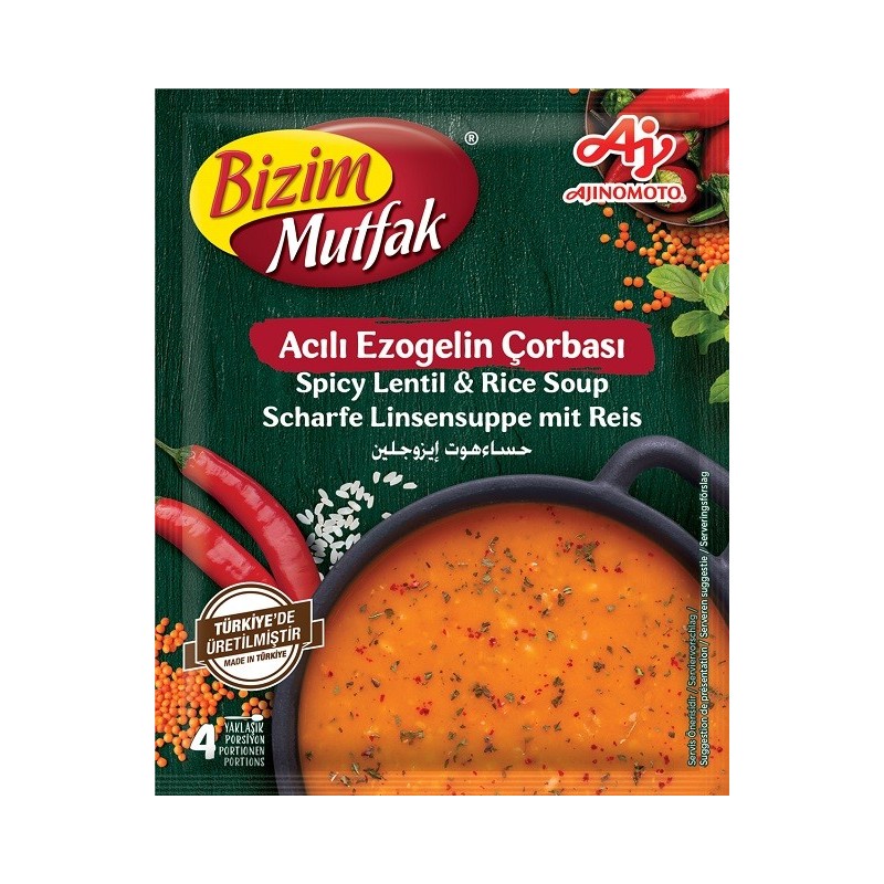 Soupe Turque Ezogelin Halal - Bizim Mutfak (Lot de 72)