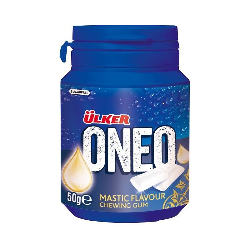 Oneo Plastik Jar Damla Sakiz 50Gx20