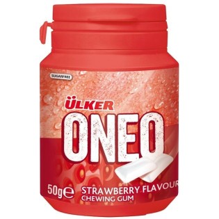 Oneo Plastik Jar Fraise 50G  X20