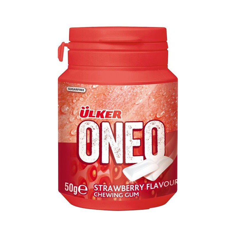 Oneo Plastik Jar Fraise 50G  20X8 160