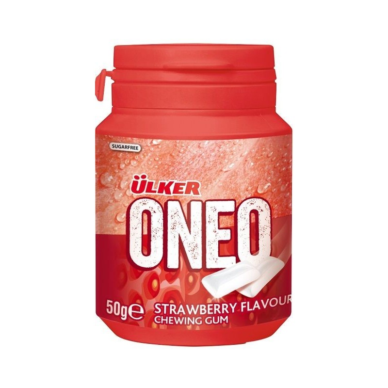 Oneo Plastik Jar Fraise 50G  X20