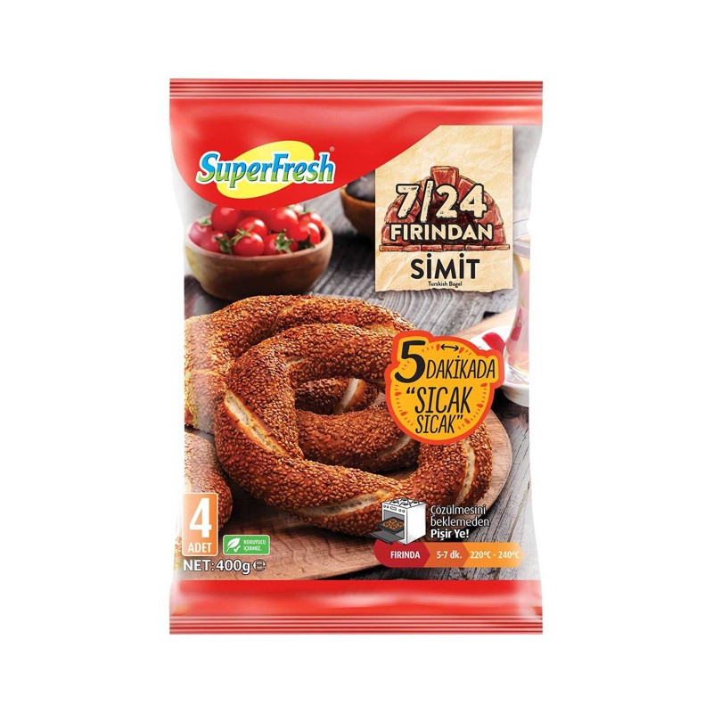 Sf Firindan Simit (Pain Simit) 4X100Gx10 Prix Promo