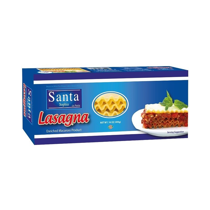 Santa Sophia Lasagna Tırtıklı - Pack de 16