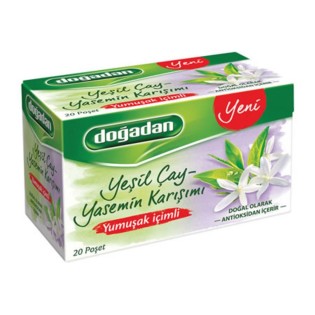 Thé Vert au Jasmin Doğadan - Pack de 12 Boîtes | Halal