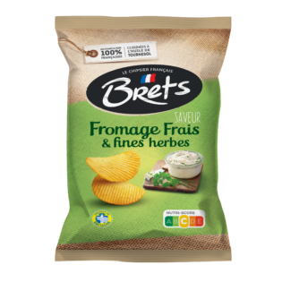 Chips Brets Ondulees Fromage Frais & Fines Herbes 125Grx10