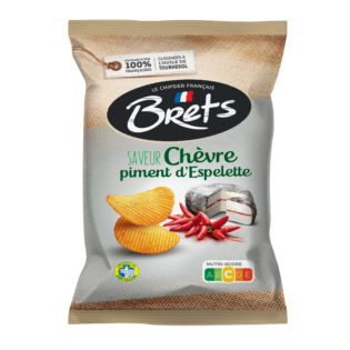 Chips Brets Chevre Piment Despelette 125Grx10
