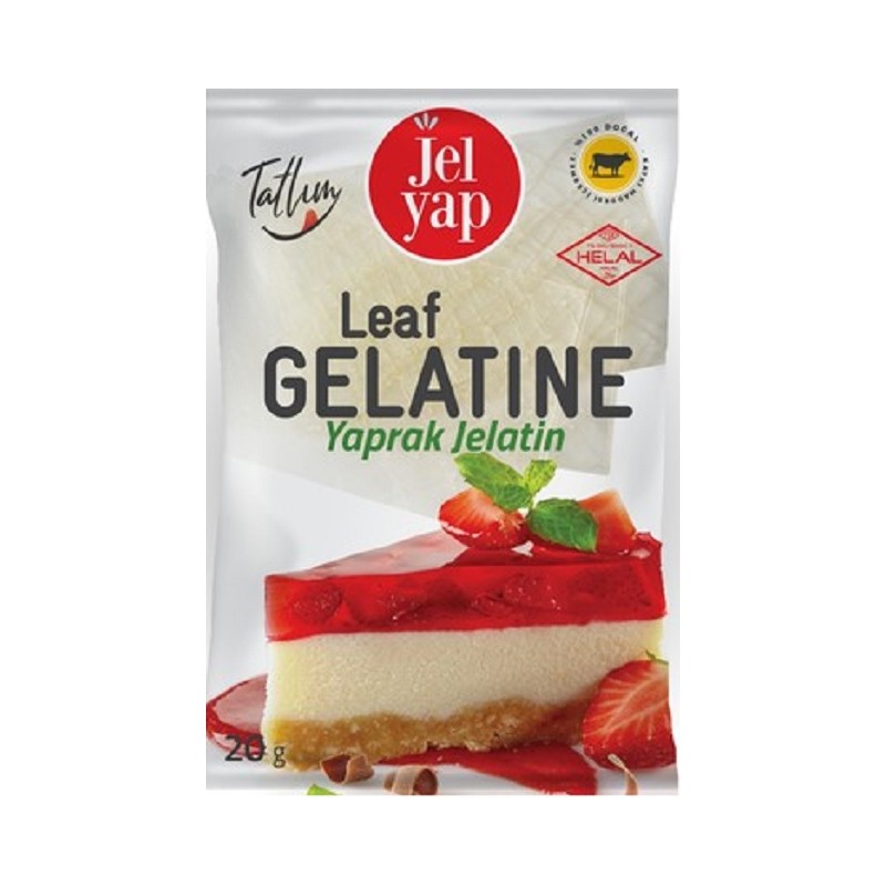 Jelyap Yaprak Jelatin Helal 20G 50X12 600