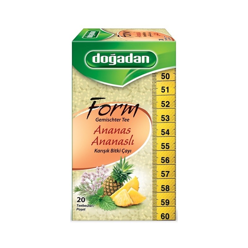 Thé Herbes Ananas DODADAN - Infusion Bien-être 12 Sachets