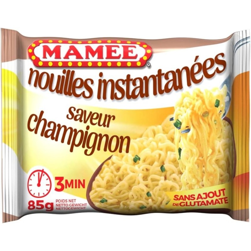 Mamee Nouilles Instanees Saveur Champignon  85Grx30