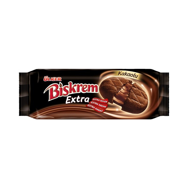 Biscuits Chocolat Crème BISKRIM EKSRA - Lot de 12