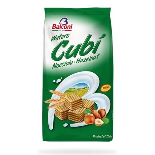 Balconi Wafer Cubi Noisetie 250Gr X10