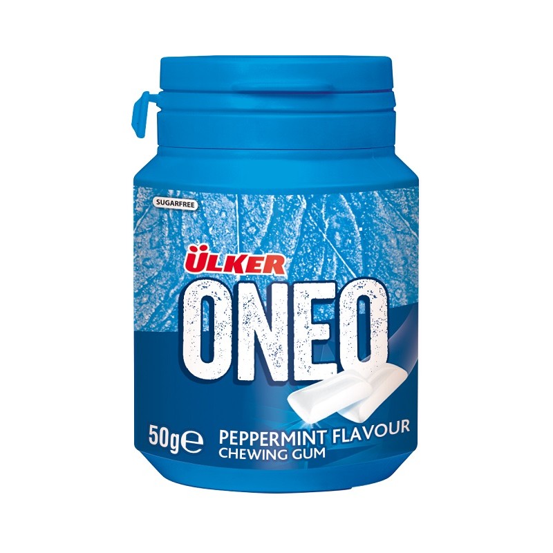 Oneo Plastik Jar Naneli Sakiz 50G (20X8 160) Stock 20