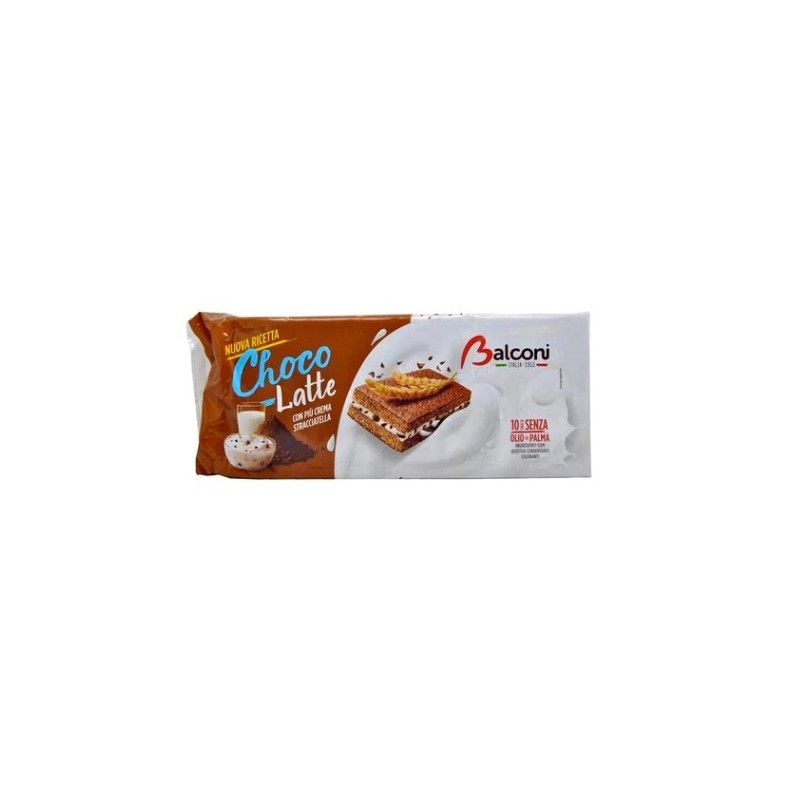 Balconi Choco & Latte - Gâteaux Moelleux x 15 Unités