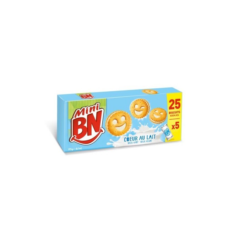 Bn Mini Bn Cur De Lait (5 Pochons)175Gx16