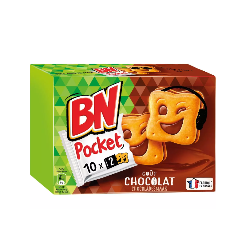 Bn Pocket Gout Chocolat 375 Grx12