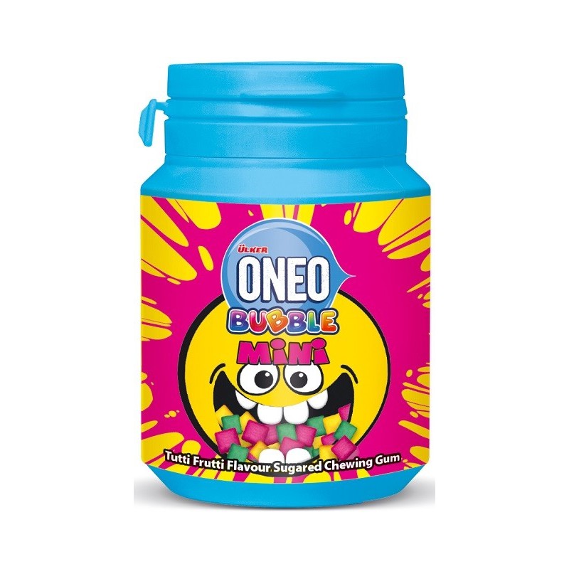 Oneo Bubble Mini Tutti Frutti Sekerli Sakiz 60Gx20