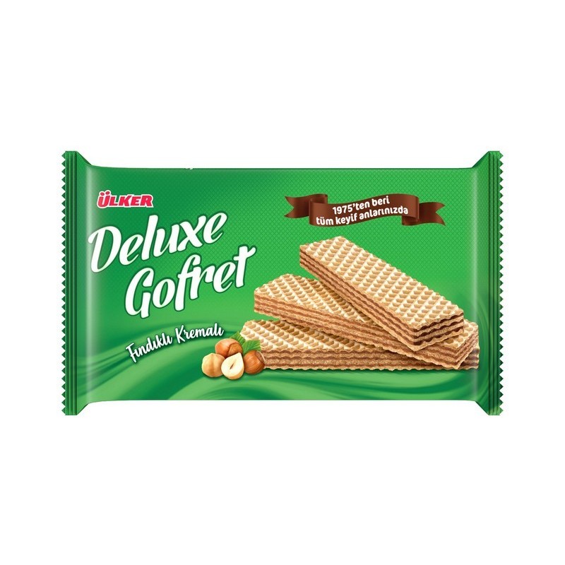 Gaufrettes au Noisette Ülker Deluxe - Pack de 10