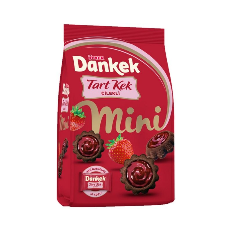 Dankek Tart Mini Cilekli Kek 150Gx10