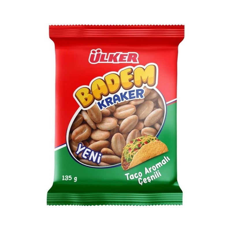 Biscuits salés Ülker Badem Kraker - Lot de 14 paquets